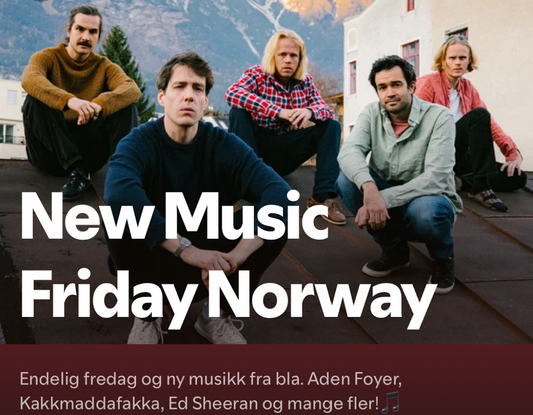KAKKMADDAFAKKA TOPPER NEW MUSIC FRIDAY NORWAY FOR FØRSTE GANG!